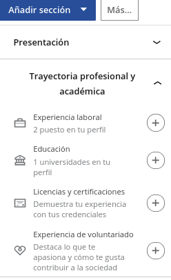 Paso 2 para agregar el certificado a LinkedIn